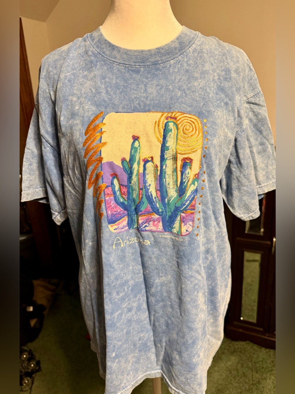 Gildan Blue Arizona Desert Graphic Tee
